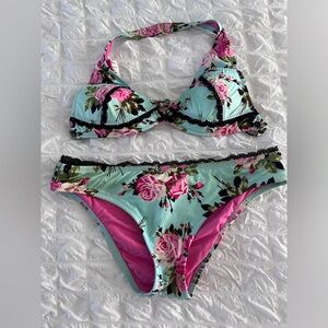 Betsey Johnson Floral Bikini